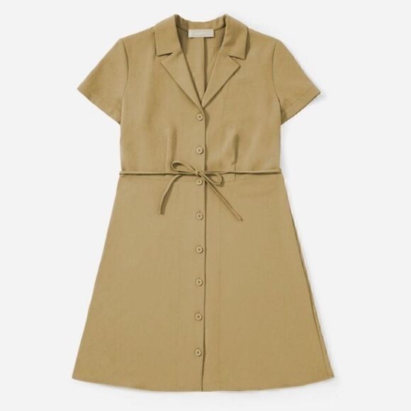 NWT Everlane The Japanese GoWeave Notch Shirt Dress Size 4 - Picture 5 of 5